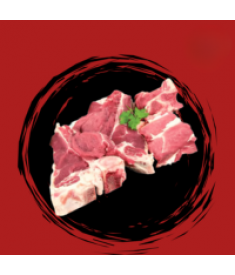 لحم حوار بلدي بالعظم ( 1 كيلو )